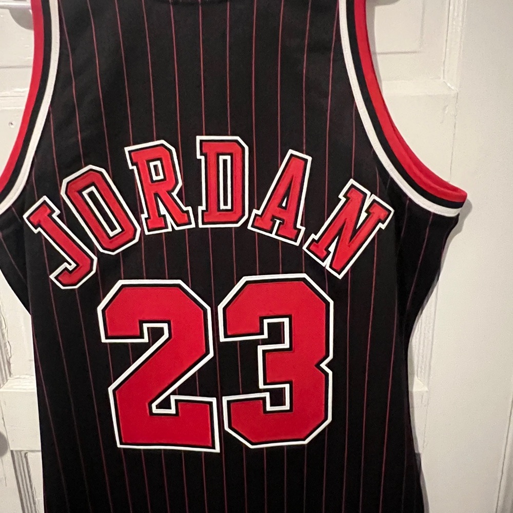 Mitchell & Ness Red and Black Jersey